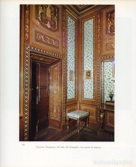 Outros artigos de papel: LAMINA V17707: Palacio de los Borbones del Monasterio del Escorial. Oratorio - Varios