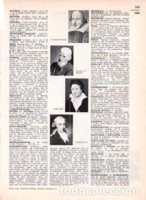 Otros art&iacute;culos de coleccionismo en papel: LAMINA V23587: Shakespeare et George B. Shaw - Varios