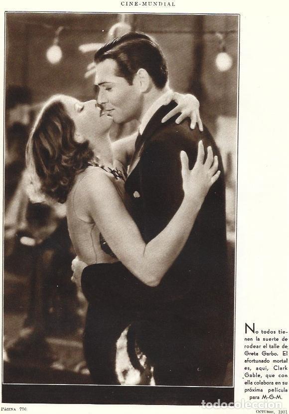 Sammelleidenschaft Andere Papierartikel: LAMINA 31823: Greta Garbo y Clark Gable - VVAA