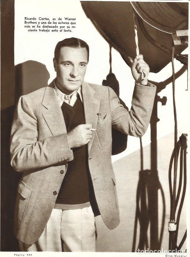 Altri oggetti di carta: LAMINA 31788: Ricardo Cortez - VVAA