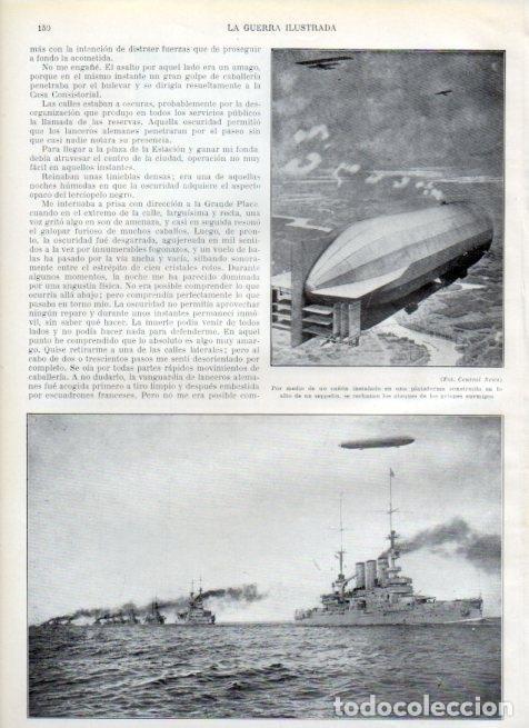 Altri oggetti di carta: LAMINA V17932: La escuadra alemana por el Baltico - Augusto Riera