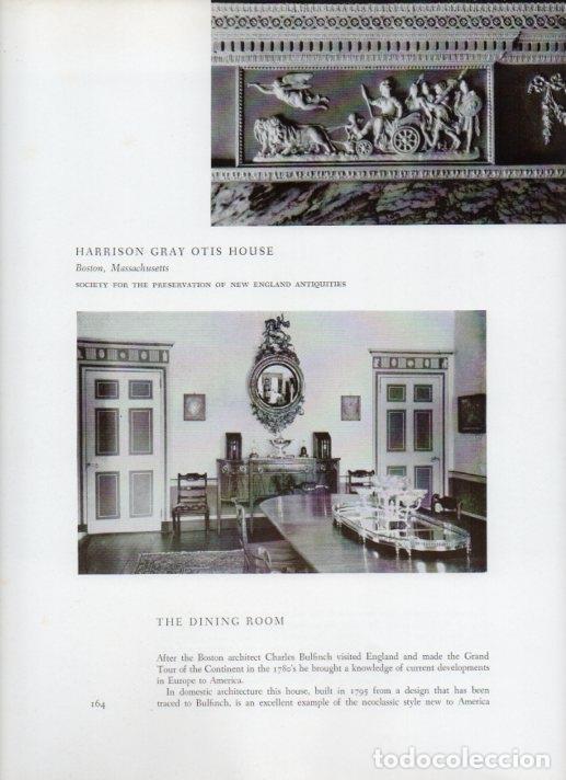 Sammelleidenschaft Andere Papierartikel: LAMINA V18872: Harrinson Gray Otis House in Boston, Massachusetts - Helen Comstock