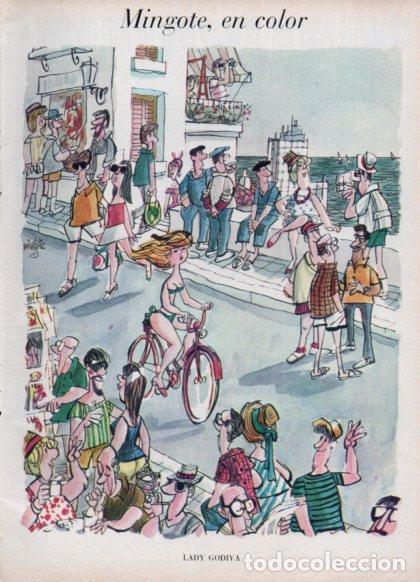 Paper Collecting Others: LAMINA V24922: Ilustracion de Mingote en color 1966 - Varios