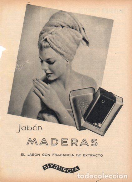 Otros art&iacute;culos de coleccionismo en papel: LAMINA V25223: Publicidad jabon Maderas de Myrurgia - Varios