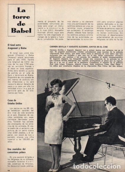 Otros art&iacute;culos de coleccionismo en papel: LAMINA V24989: Carmen Sevilla y Augusto Alguero al piano - Varios