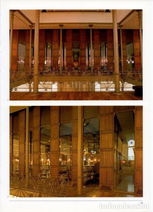 Otros art&iacute;culos de coleccionismo en papel: LAMINA V19409: Editorial Montaner i Simon o Fundacio Tapies. La biblioteca - Lluis Domenech i Girbau