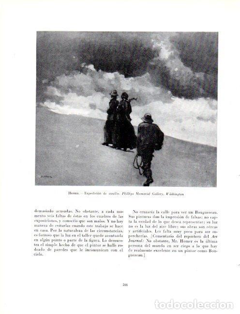 Otros art&iacute;culos de coleccionismo en papel: LAMINA V19083: Expedicion de auxilio por Winslow Homer - Robert Goldwater