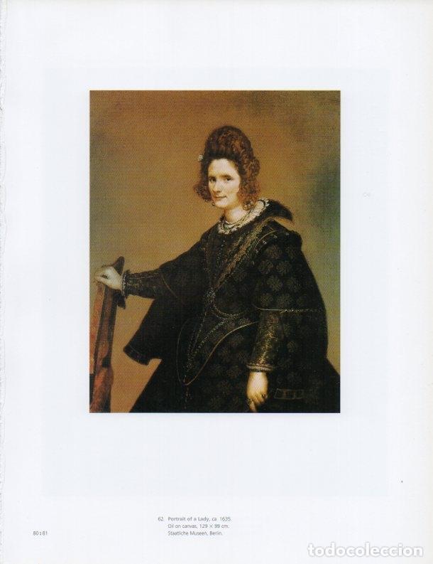 Otros art&iacute;culos de coleccionismo en papel: LAMINA V18932: Velazquez. Portrait of a Lady 1635 - Santiago Alcolea i Gil