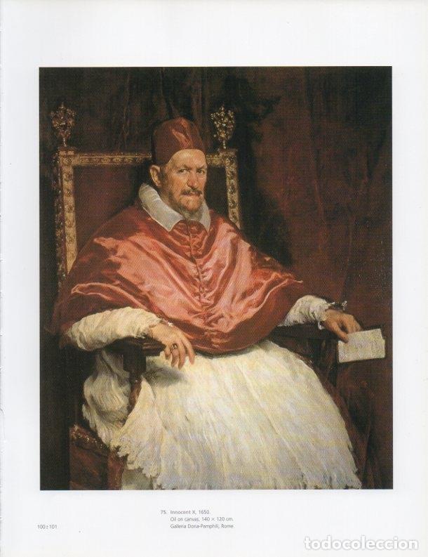 Otros art&iacute;culos de coleccionismo en papel: LAMINA V18942: Velazquez. Innocent X 1650 - Santiago Alcolea i Gil