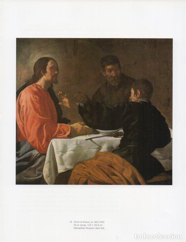 Otros art&iacute;culos de coleccionismo en papel: LAMINA V18904: Velazquez. Christ at Emaus 1622-1623 - Santiago Alcolea i Gil