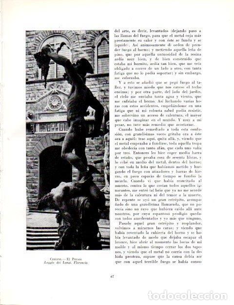 Sammelleidenschaft Andere Papierartikel: LAMINA V18990: El Perseo por Benvenuto Cellini - Robert Goldwater