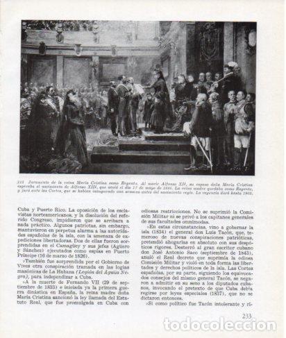 Otros art&iacute;culos de coleccionismo en papel: LAMINA V26334: Juramento de la reina Maria Cristina como Regente - Ramon Ballester Escalas