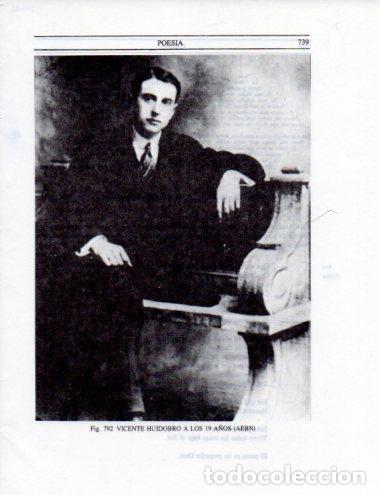 Otros art&iacute;culos de coleccionismo en papel: LAMINA V25580: Vicente Huidobro con 19 a&ntilde;os - Leopoldo Castedo