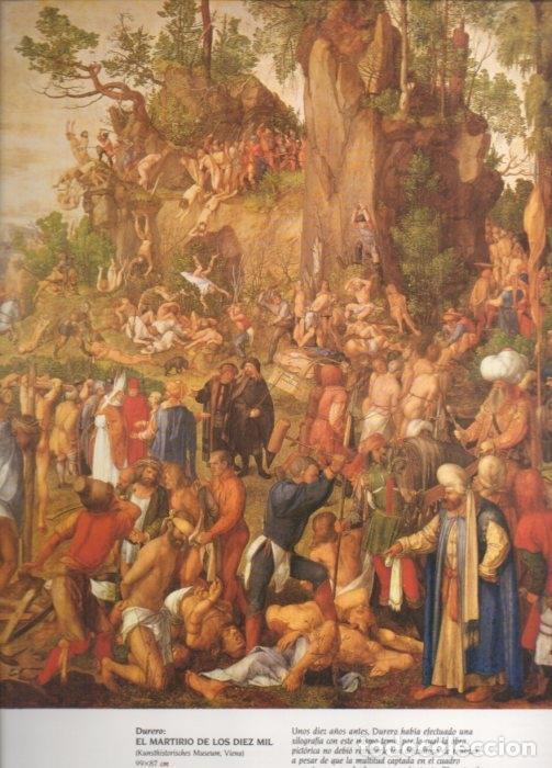 Sammelleidenschaft Andere Papierartikel: LAMINA V20452: El martirio de los diez mil por Durero - Varios
