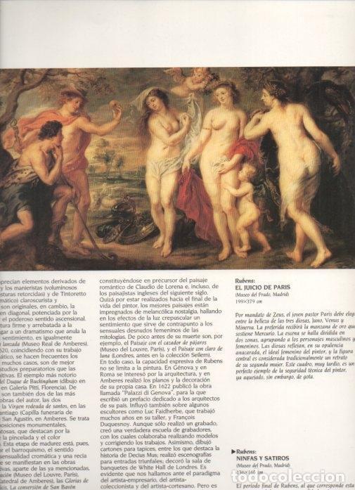 Altri oggetti di carta: LAMINA V20319: El juicio de Paris por Rubens - Varios