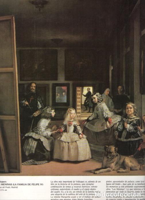 Otros art&iacute;culos de coleccionismo en papel: LAMINA V20347: Las Meninas por Velazquez - Varios