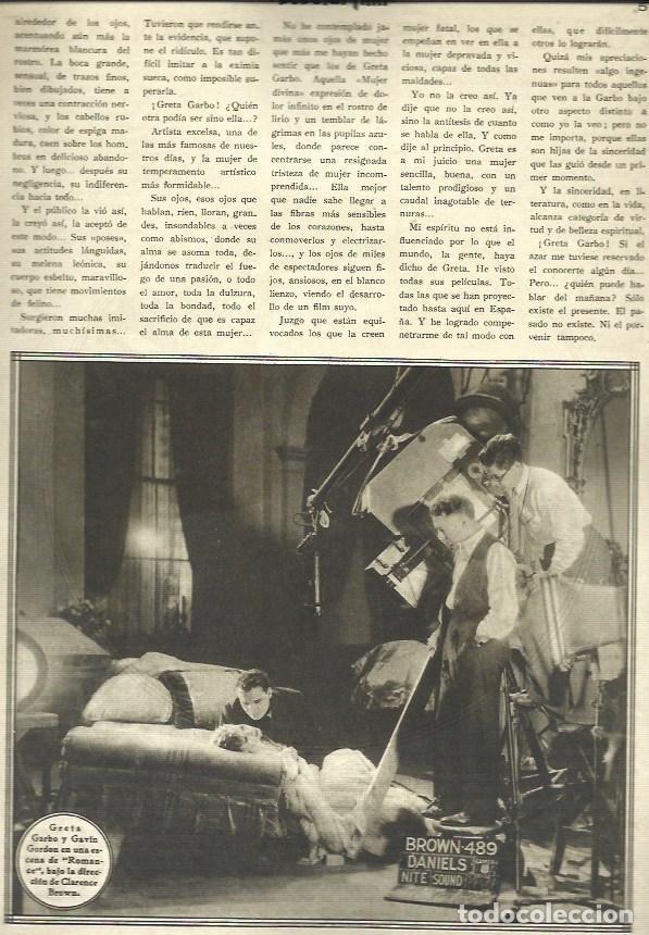 Otros art&iacute;culos de coleccionismo en papel: LAMINA 32539: Greta Garbo y Gavin Gordon