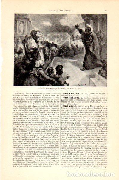 Outros artigos de papel: LAMINA V27605: San Pablo en el Areopago de Atenas por Pablo de Uranga - Varios