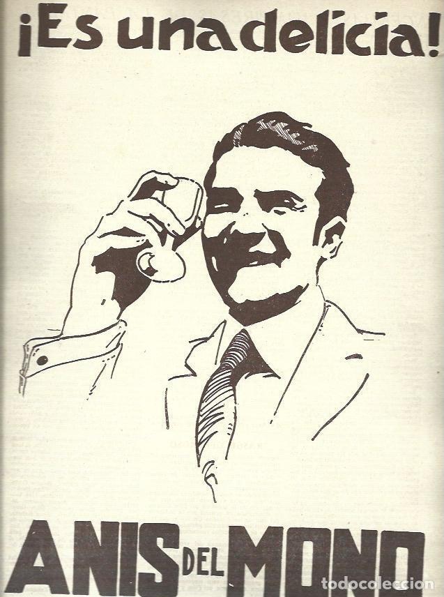 Otros art&iacute;culos de coleccionismo en papel: LAMINA 32597: Publicidad de Anis del Mono