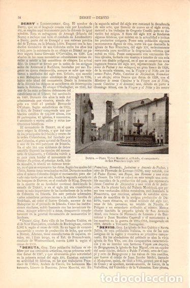 Otros art&iacute;culos de coleccionismo en papel: LAMINA V27405: Plaza Victor Manuel en Deruta - Varios