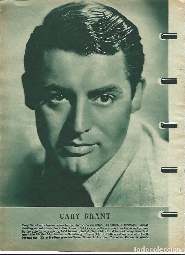 Otros art&iacute;culos de coleccionismo en papel: LAMINA 32010: Cary Grant - VVAA