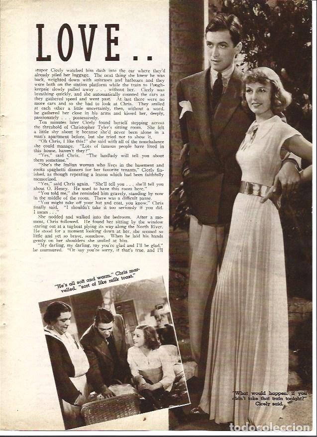 Otros art&iacute;culos de coleccionismo en papel: LAMINA 32160: Margaret Sullavan y James Stewart - VVAA