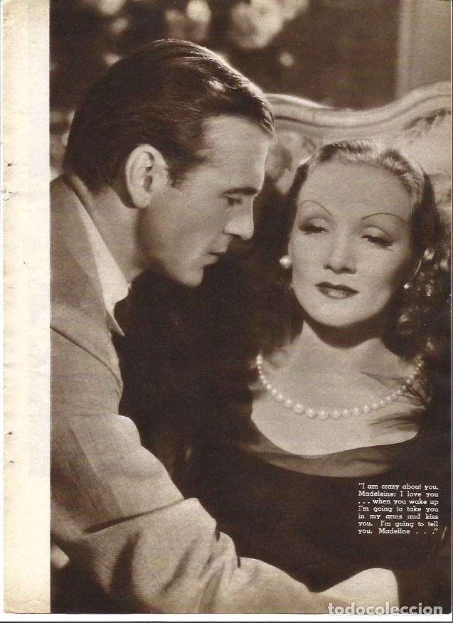 Otros art&iacute;culos de coleccionismo en papel: LAMINA 32162: Escena de Desire con Marlene Dietrich y Gary Cooper - VVAA