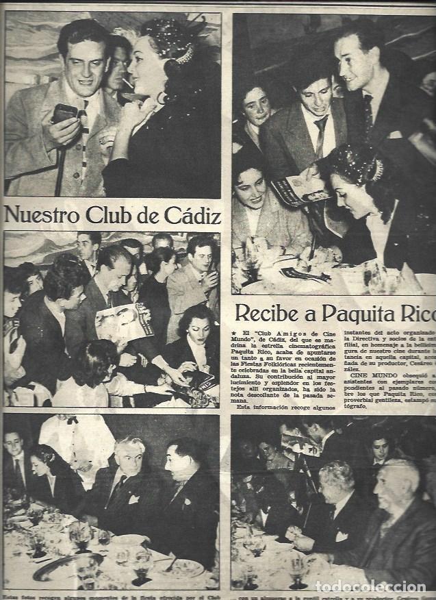 Otros art&iacute;culos de coleccionismo en papel: LAMINA 32982: Paquita Rico en el Club de Cadiz - VVAA