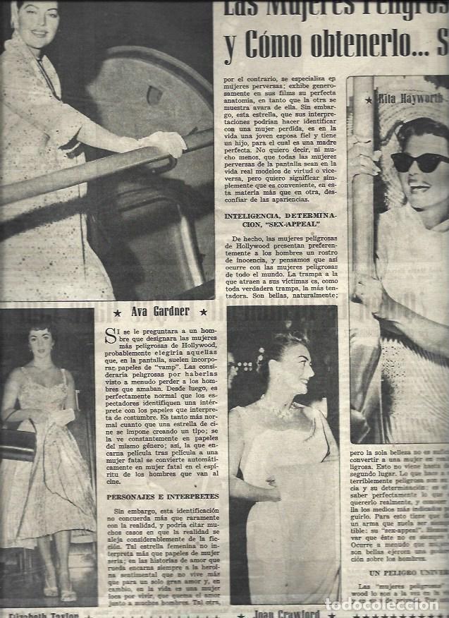 Otros art&iacute;culos de coleccionismo en papel: LAMINA 32998: Ava Gardner, Liz Taylor, Joan Crawford y Rita Hayworth - VVAA