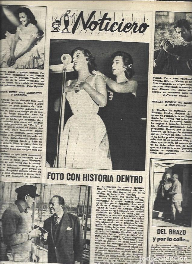 Otros art&iacute;culos de coleccionismo en papel: LAMINA 32896: Paquita Rico, Emma Penella y rodaje en Barcelona de Atacando el peligro - VVAA