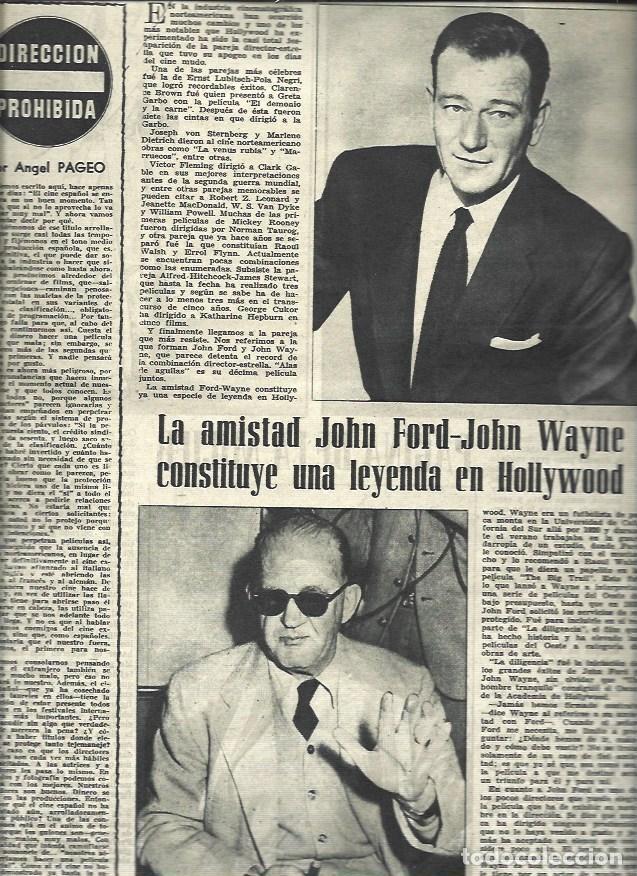 Sammelleidenschaft Andere Papierartikel: LAMINA 33164: John Wayne y John Ford - VVAA