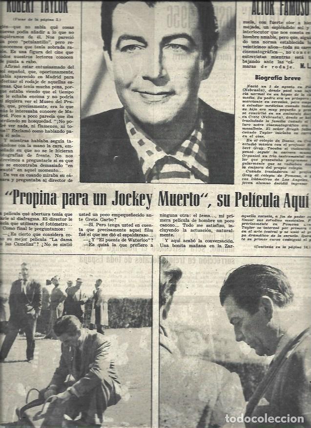 Otros art&iacute;culos de coleccionismo en papel: LAMINA 33042: Robert Taylor en Madrid - VVAA