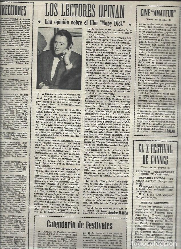 Otros art&iacute;culos de coleccionismo en papel: LAMINA 33083: Gregory Peck en Moby Dick - VVAA