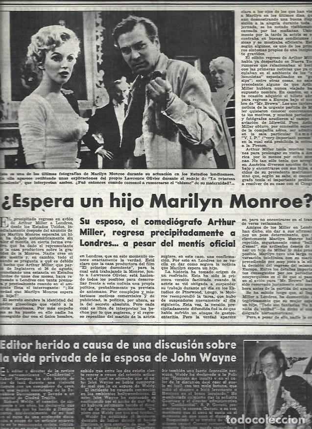 Otros art&iacute;culos de coleccionismo en papel: LAMINA 32731: Marilyn Monroe y Lawrence Oliver - VVAA