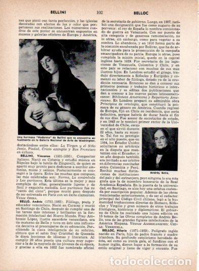 Otros art&iacute;culos de coleccionismo en papel: LAMINA V26920: Madonna por Bellini y Andres Bello - Varios