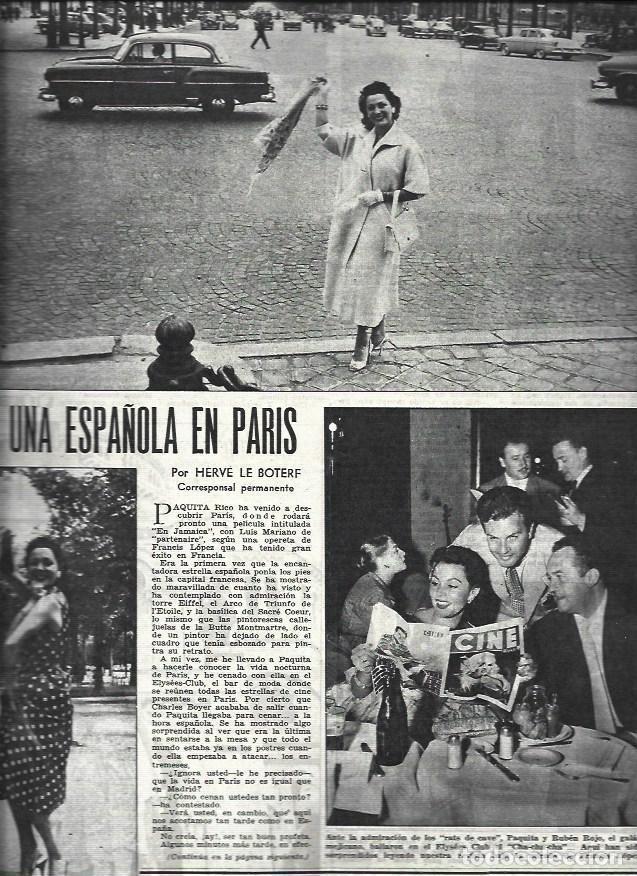 Otros art&iacute;culos de coleccionismo en papel: LAMINA 32641: Paquita Rico en Paris - VVAA