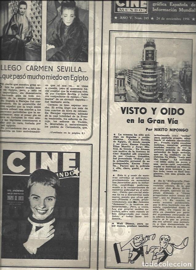 Otros art&iacute;culos de coleccionismo en papel: LAMINA 32832: Carmen Sevilla y Jean Seberg - VVAA
