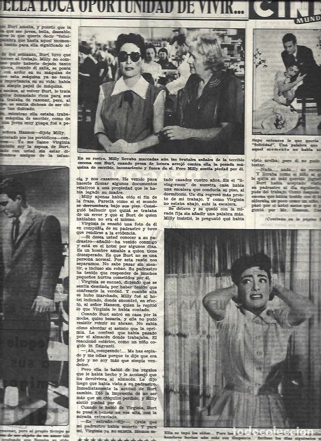 Otros art&iacute;culos de coleccionismo en papel: LAMINA 32864: Escenas de Tempestad de oto&ntilde;o con Joan Crawford - VVAA