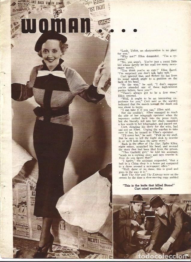 Outros artigos de papel: LAMINA 34180: Bette Davis en Front Page Woman - VVAA