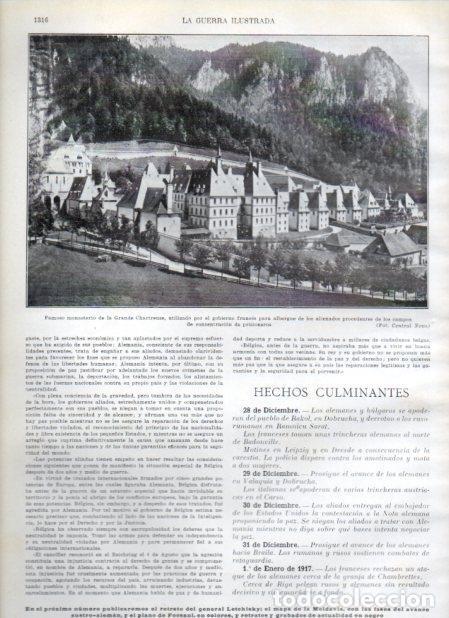 Otros art&iacute;culos de coleccionismo en papel: LAMINA V20964: Monasterio de la Grande Chartreuse - Augusto Riera