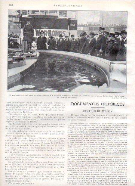 Otros art&iacute;culos de coleccionismo en papel: LAMINA V20797: Almirante Sims en Londres - Augusto Riera