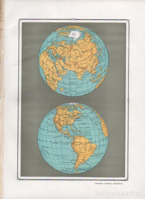 Otros art&iacute;culos de coleccionismo en papel: LAMINA V27679: Globo terraqueo - Varios