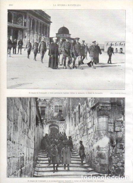 Altri oggetti di carta: LAMINA V20766: Duque de Connaught en el Santo Sepulcro de Jerusalen - Augusto Riera