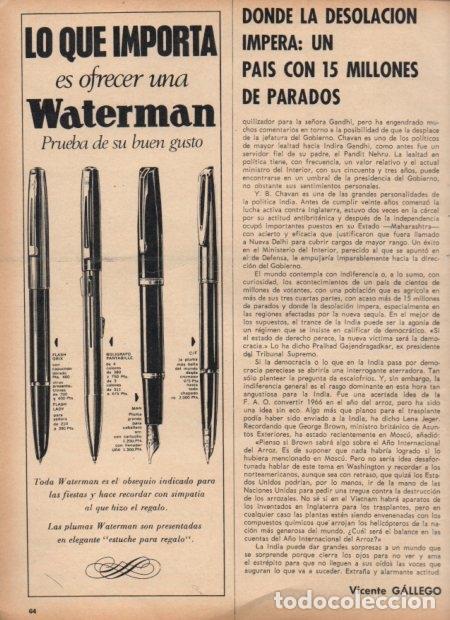 Otros art&iacute;culos de coleccionismo en papel: LAMINA V21489: Publicidad Waterman - Varios