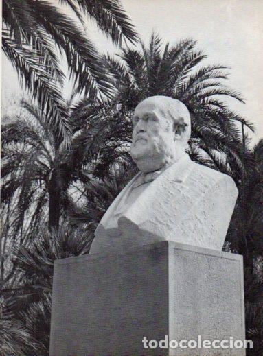 Outros artigos de papel: LAMINA V28050: Busto de Manuel Mila i Fontanals por Manuel Fuxa, Barcelona - Varios