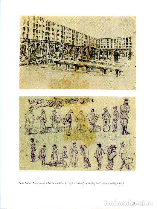 Otros art&iacute;culos de coleccionismo en papel: LAMINA V27935: Drancy croquis de internos por David Brainin - Varios