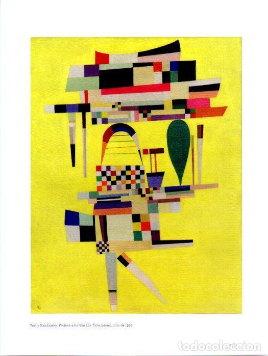 Altri oggetti di carta: LAMINA V27987: Pintura amarilla por Kandinsky - Varios