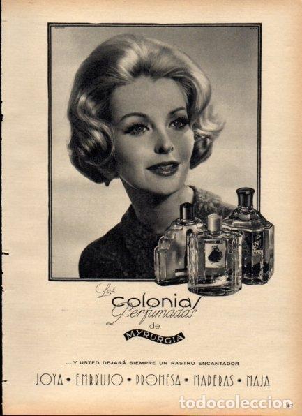 Otros art&iacute;culos de coleccionismo en papel: LAMINA V21153: Publicidad colonias perfumadas de Myrurgia - Varios