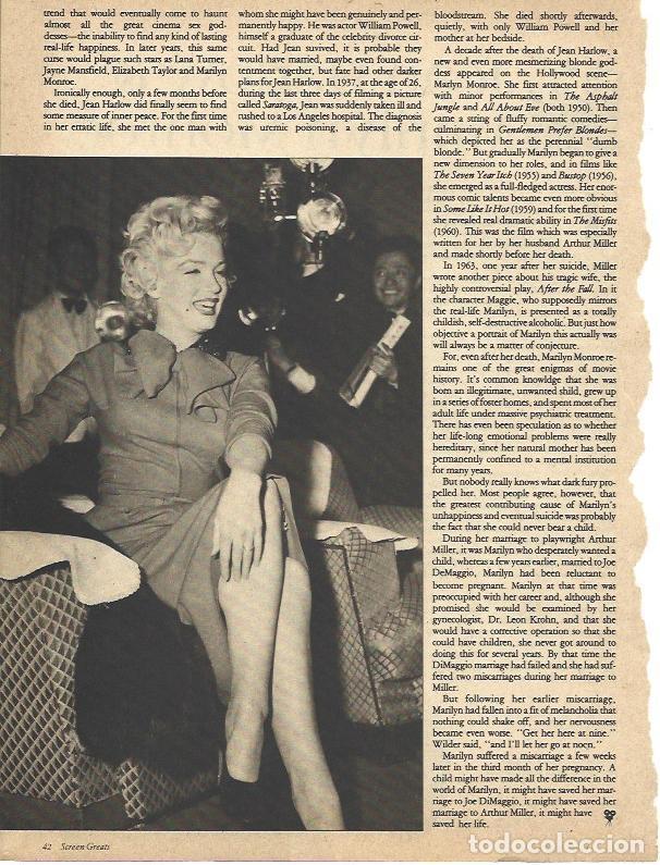 Otros art&iacute;culos de coleccionismo en papel: LAMINA 34502: Marilyn Monroe - VVAA