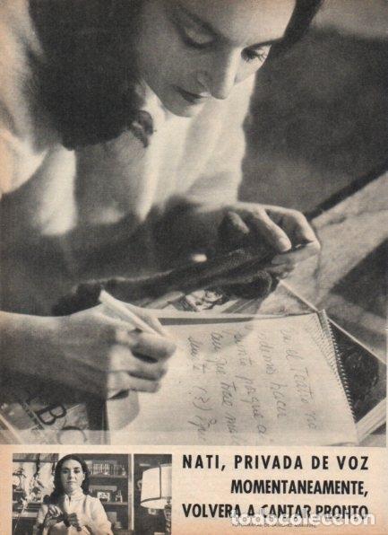 Otros art&iacute;culos de coleccionismo en papel: LAMINA V21298: Nati Mistral - Varios